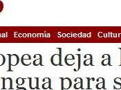 Noticia sobre lengua: miente