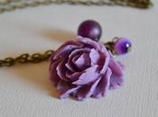 Collar Purple Rose