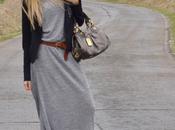 Grey long dress