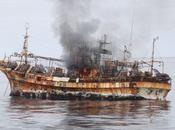 Estados Unidos anuncia hundimiento "barco fantasma"