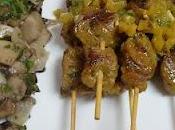 Pinchos brochetas cordero