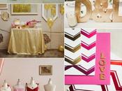 Colour Monday Boda dorado, rojo rosa/ Gold, pink wedding