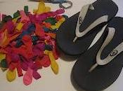 Decora chanclas globos