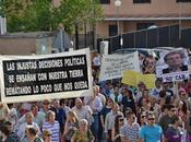 Fotografías manifestación apoyo Escuela Ingenieria Minera Industrial Almadén