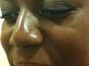 make velvet foundation #80, MUFE. Shadow insurance, Faced. Creep, Hustle Buck shadows, Urban Decay Naked Palette. Brow liner dark brown “Cocktail Beach nº12″ palette, Sephora. eyeliner Night Paris”, Essence. Volume