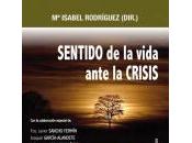 NUEVO LIBRO: SENTIDO vida ante CRISIS