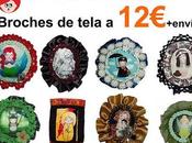 Oferta especial semana: Broches tela 12€+envío.