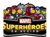 superhéroes Marvel unen Club Penguin