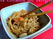 Fideos agridulces pollo