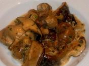 Riñones cordero setas