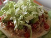 Tostadas jícama atún