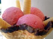 Helado frambuesa