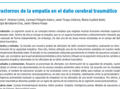 Trastornos empatía daño cerebral traumático Jiménez-Cortés col.