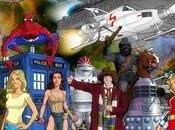 superhéroes sci-fi ilustran