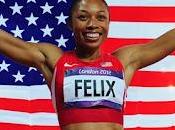 Allyson Felix: tercera, olímpico