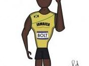 Londres 2012 Bolt caricatura