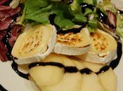 Ensalada pera queso cabra