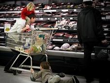 Pánico supermercado