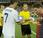 Cristiano Messi evitaron darse mano