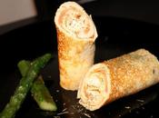 Crepes rollitos salmón ahumado