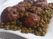 Recetas tradicionales: Albóndigas guisantes