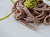 Recetas pasta: Tallarines morcilla salsa aguacate