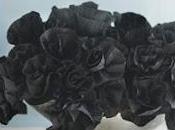 Flores negras para Halloween