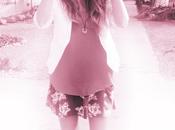 Floral skirt White blazer