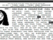 Monochrome, revista digital auténtica ZX81 tiene calle' número otoño