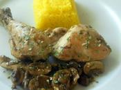 Pollo fácil portobellos champiñones