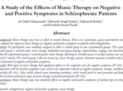 Efectos Musicoterapia síntomas negativos positivos personas Esquizofrenia Zadeh col.