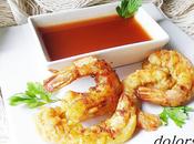 Gambas tempura salsa agriducle