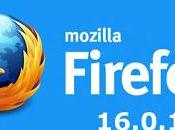 Firefox 16.0.1, actualización seguridad.