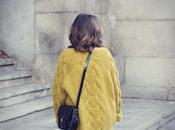 Mustard Oversize Cardigan