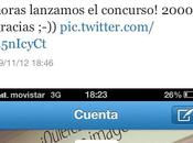 Concurso 2000 Followers Twitter