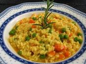 Arroz meloso gambas, sepia rape