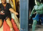 mujer convierte como Hulk NOTICIAS MIEDO