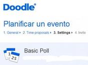 Doodle.com: Servicio ayuda Planificar evento