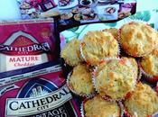 Muffins beicon queso "cathedral city"