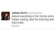James Gunn desmiente últimos rumores Guardianes Galaxia