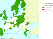 SO2: Mapa valor crítico anual para protección ecosistemas (Europa, 2010)