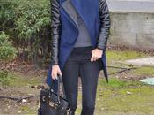 Wool leater coat