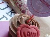 Cupcakes chocolate para Valentín