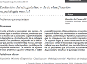 Evolución diagnóstico clasificación patología mental Humberto Casarotti