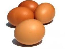Huevos gallina (mejor criadas libertad), proteínas alta calidad