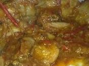 Pollo salsa pimientos rojos sofritos