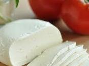 Mozzarella búfala, delicioso queso fresco rico proteínas