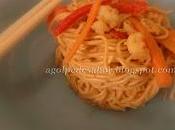 Fideos chinos salsa coco curry