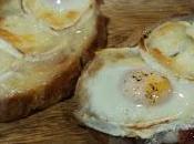 Receta tostada jamón queso cabra huevos codorniz