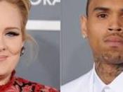Adele Chris Brown pelearon gala Grammy